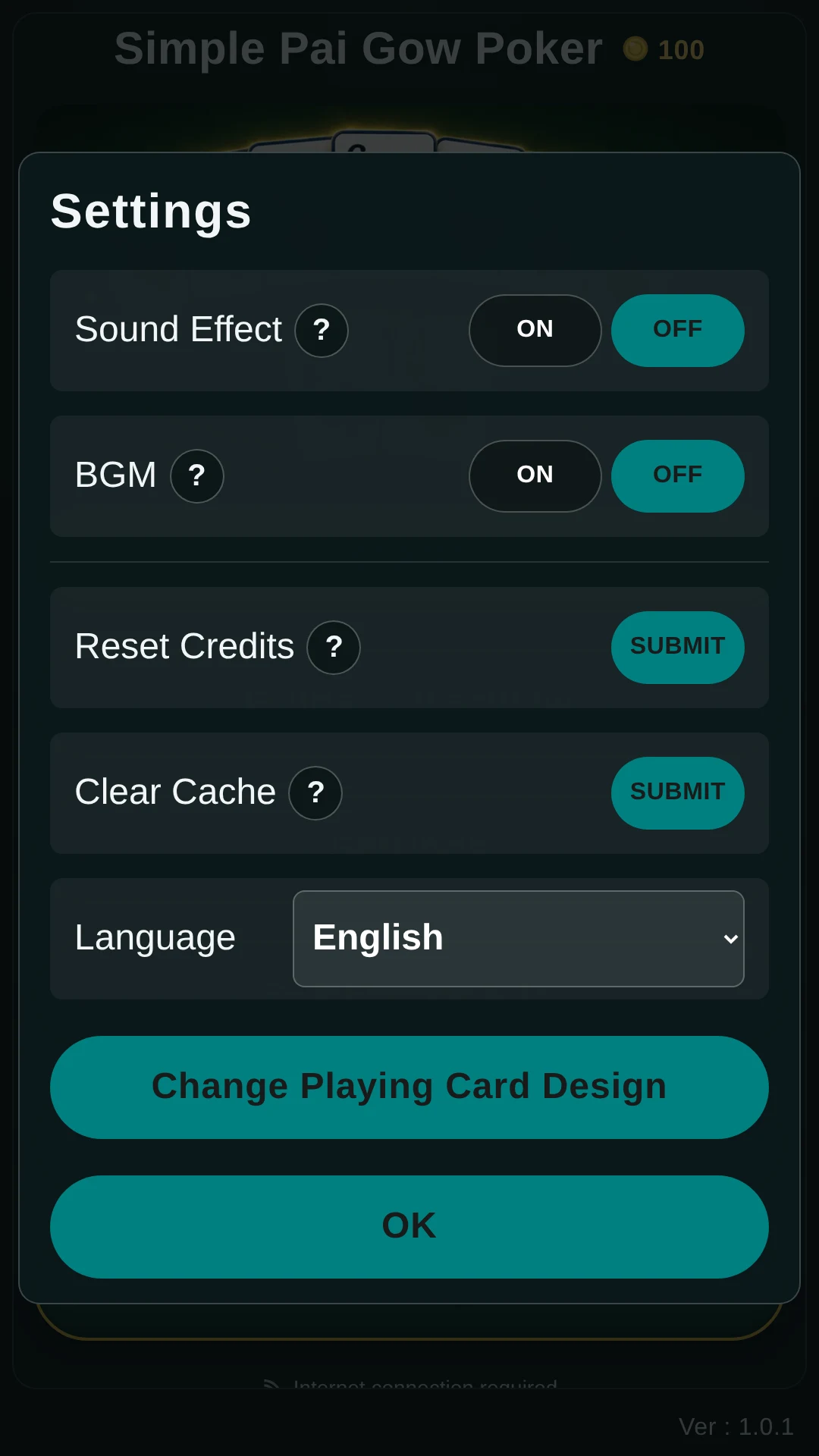 Simple Pai Gow Poker : Face Up screenshot
